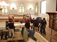 Monday through Wednesday: Lifting the large windchests